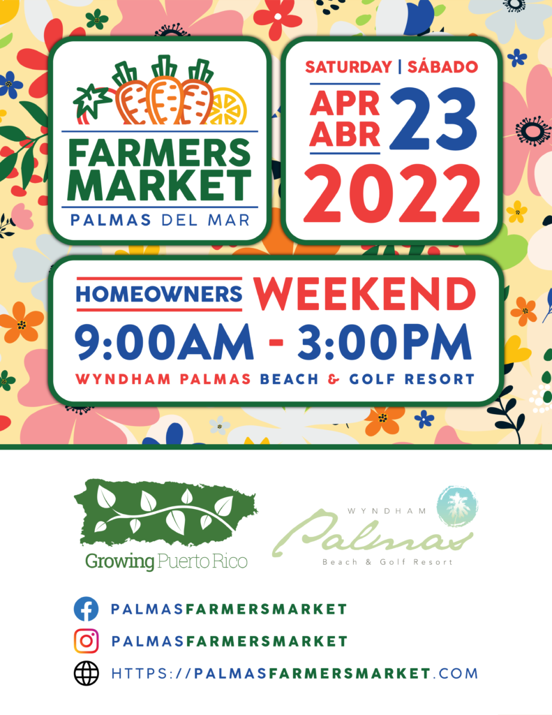 Palmas Farmers Market April 23, 2022 flyer