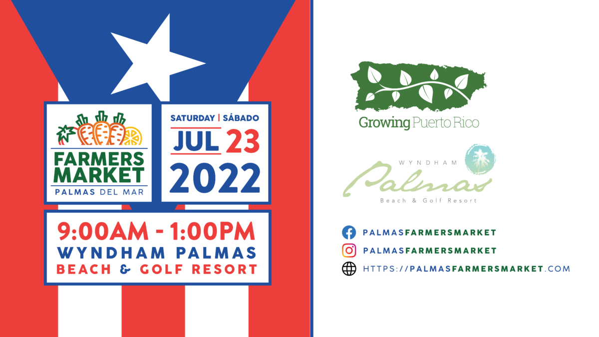 Palmas Farmers Market 2022 July 23 event header image