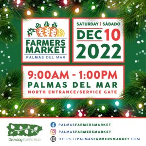 Palmas Farmers Market 2022 December 10 square post