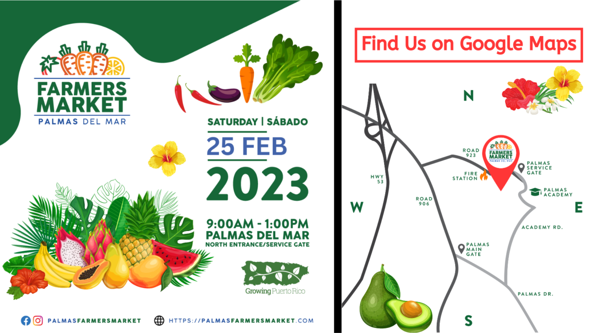 Palmas Farmers Market header 2023 February 25