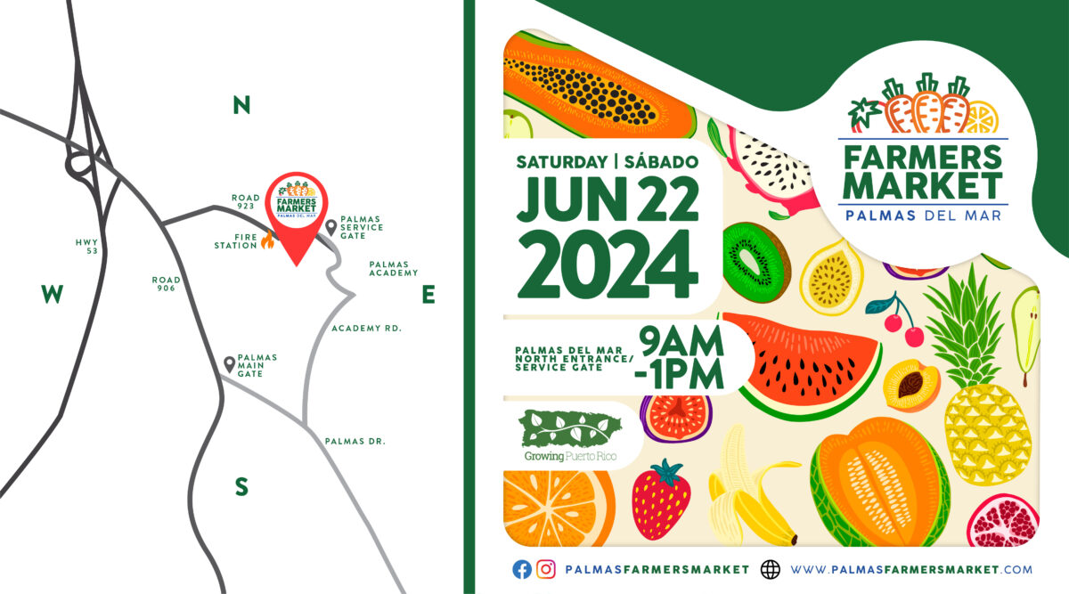 Palmas Farmers Market 2024 June 22 image with map