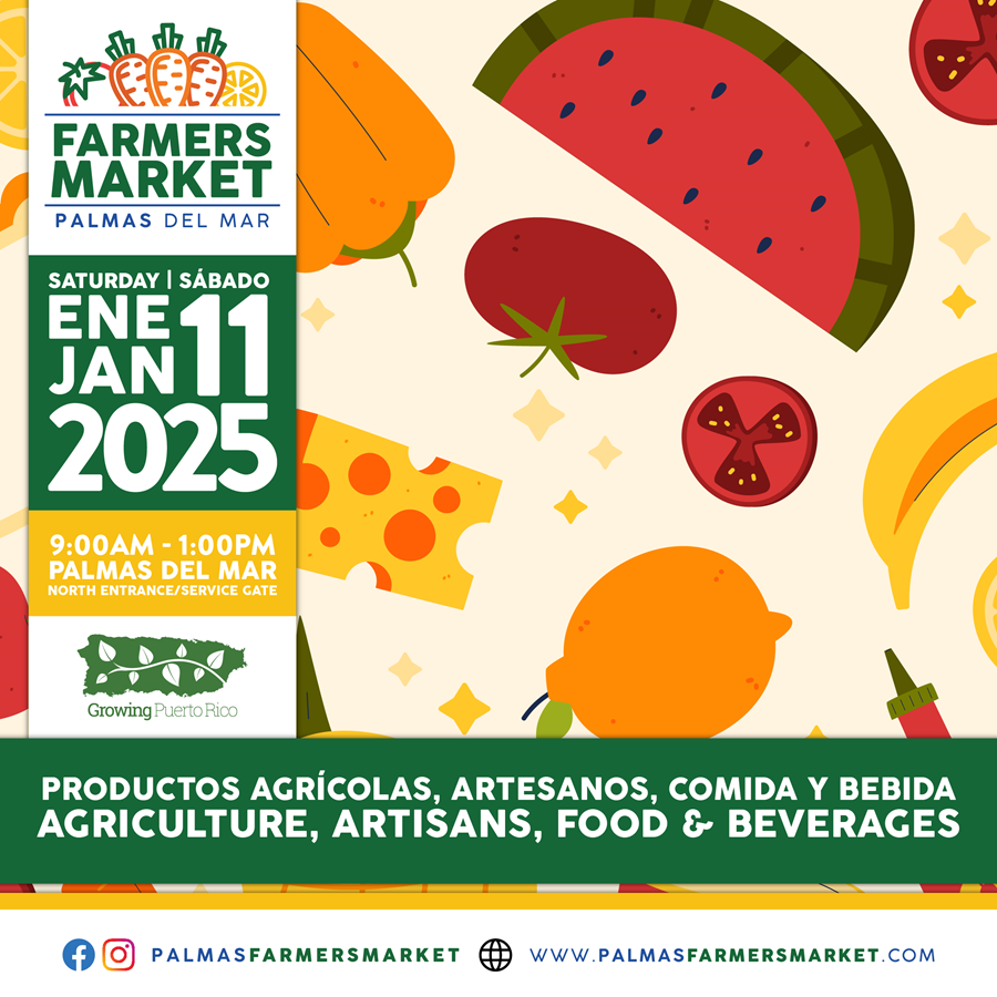 Palmas Farmers Market 2025 January 11 