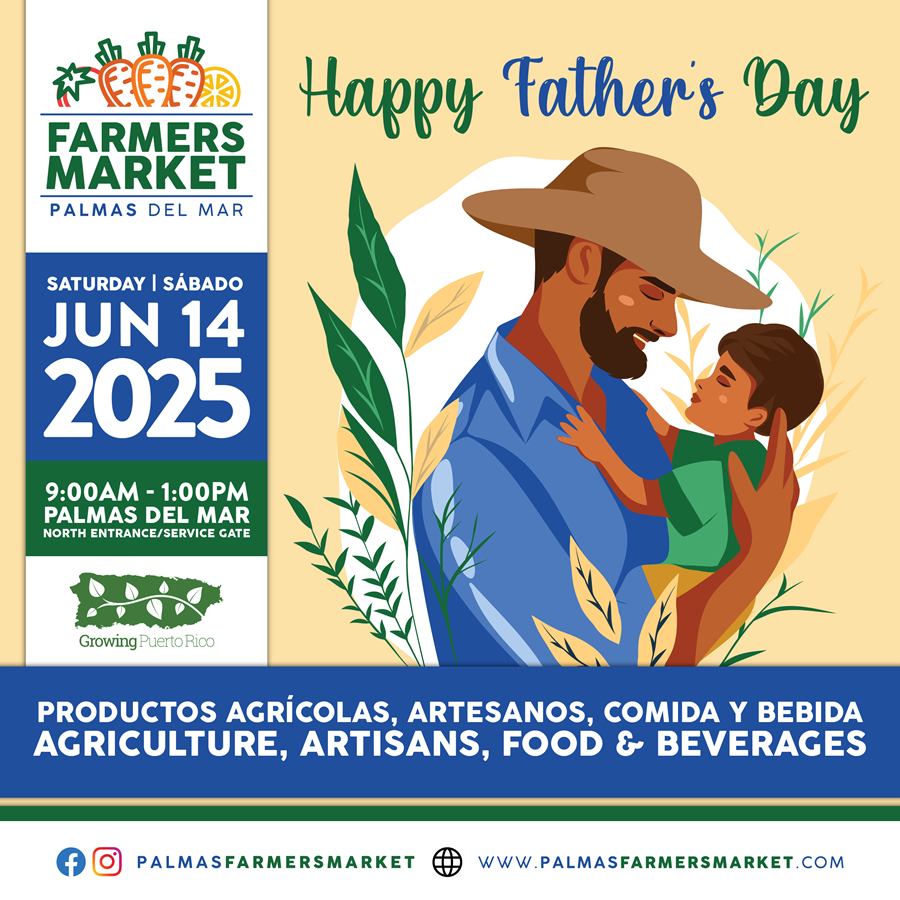 Palmas Farmers Market 2025 14 June Fathers Day weekend