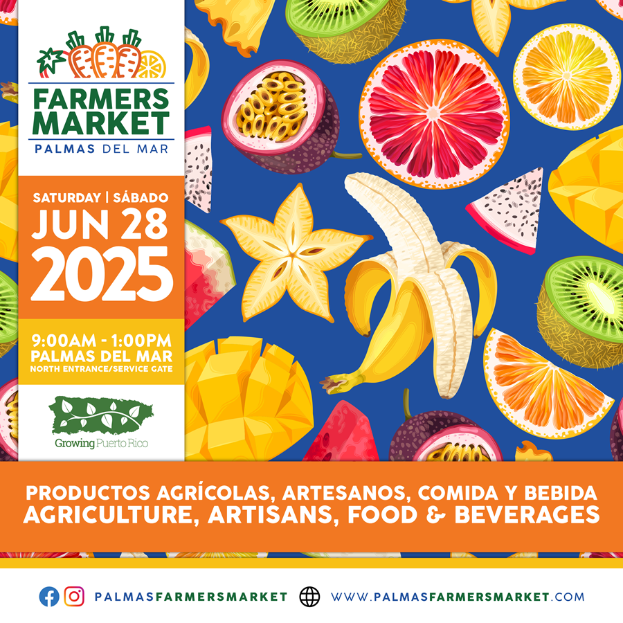 2025 June 28 Palmas Farmers Market promo