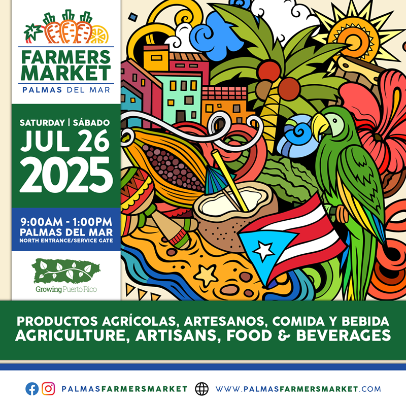 Palmas Farmers Market 2025 July 26 promo