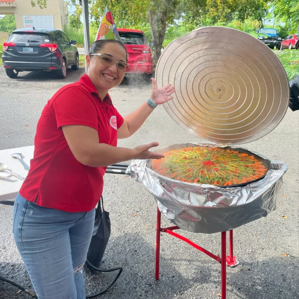 CaldoPR Paella at Palmas Farmers Market