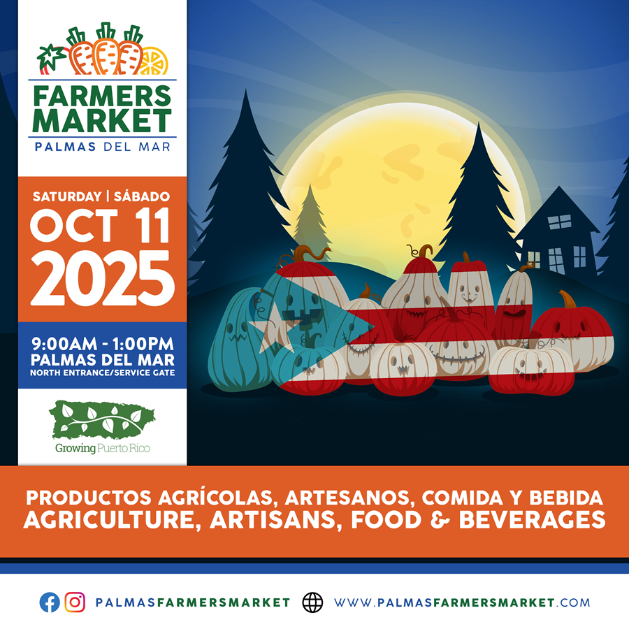 Palmas Farmers Market 2025 October 11 promotion graphic