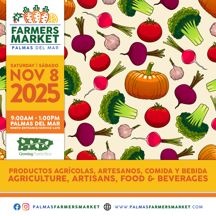 Palmas Farmers Market 2025 November 8 promo