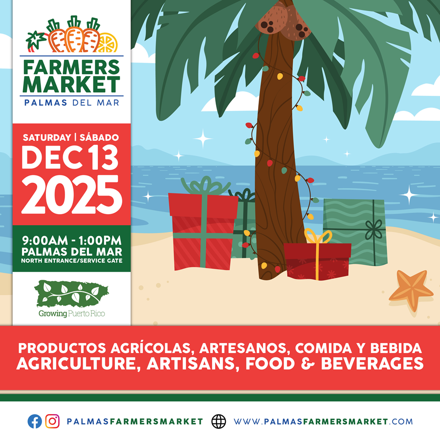 Palmas Farmers Market 2025 December 13 promotion