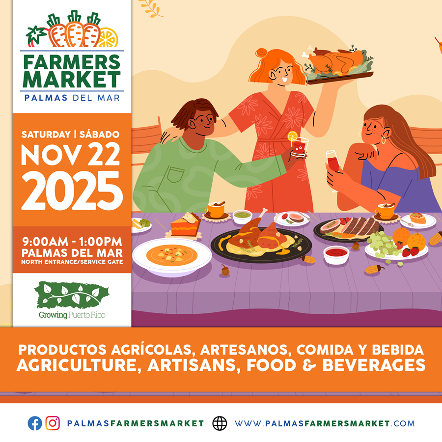 Palmas Farmers Market 2025 November 22 promo