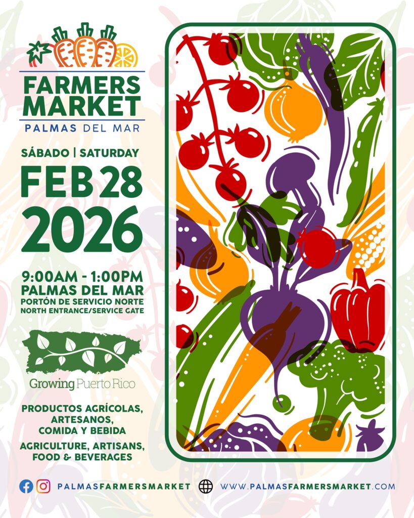 Palmas Farmers Market 2026 February 28 promotion graphic