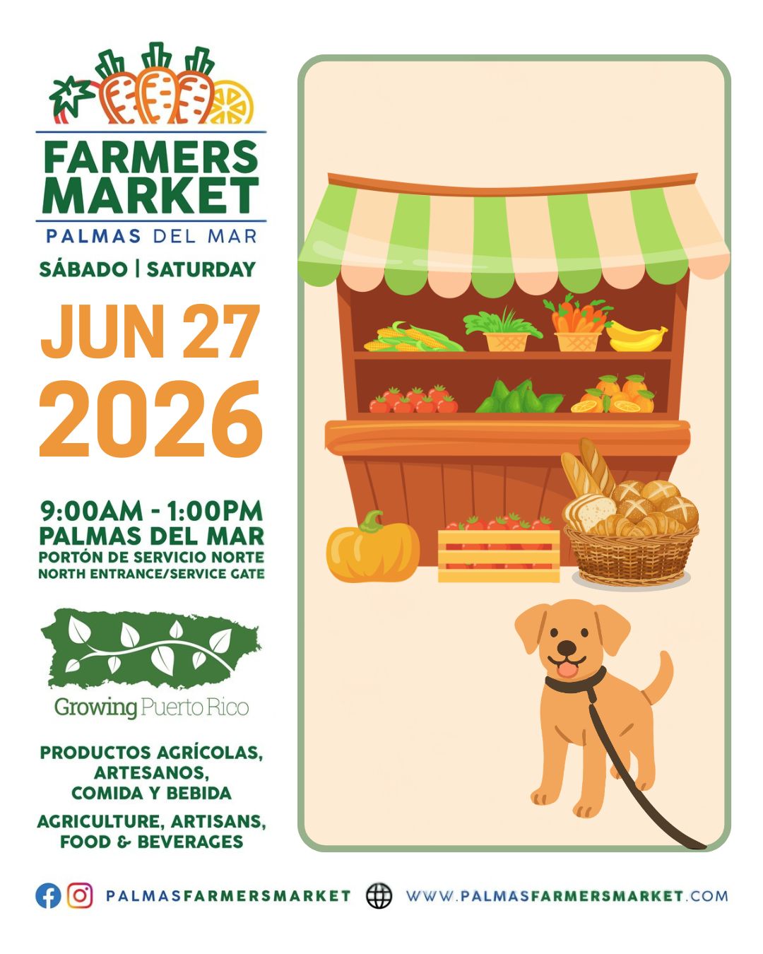Palmas Farmers Market 2026 June 27 promotion