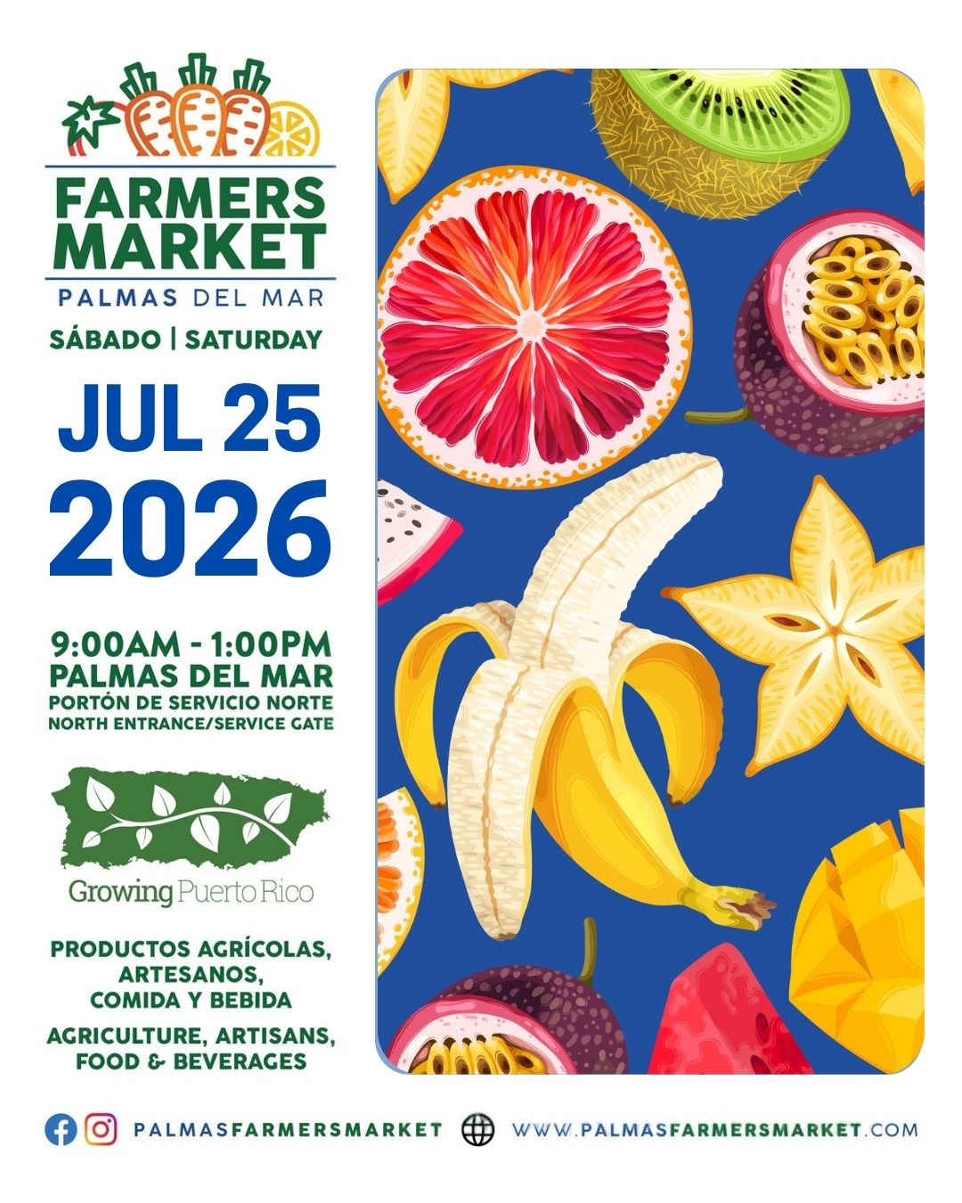2026 July 25 Palmas Farmers Market