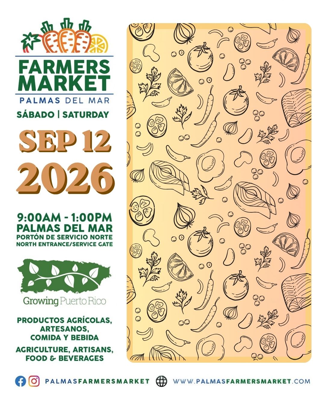 Palmas Farmers Market 2026 September 12
