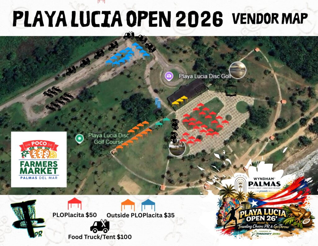 Playa Lucia Open 2026 Disc Golf Coqui Classic Tournament map