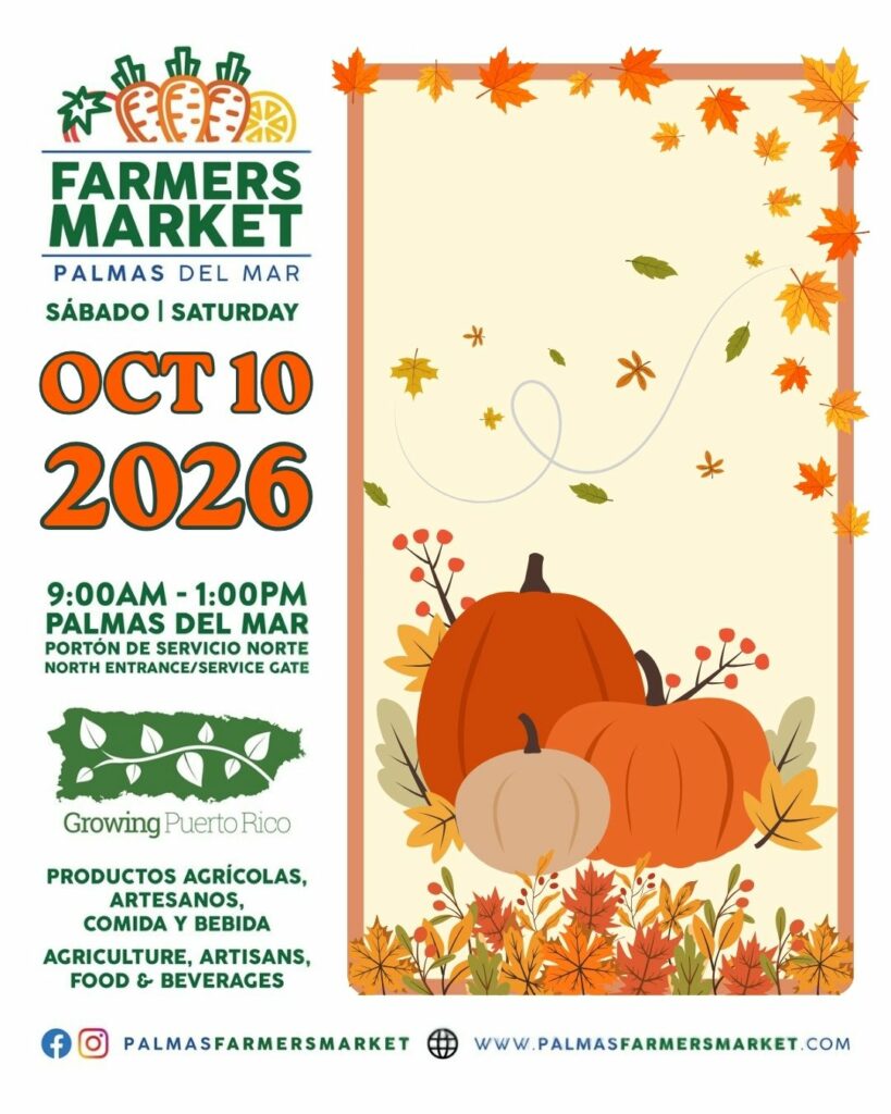 2026 Palmas Farmers Market 2026 October 10 promotion